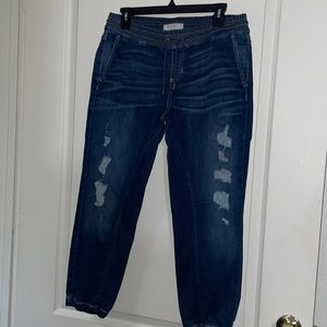 Guess distressed joggers